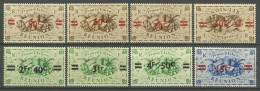 REUNION 1945 N° 252/259 ** Neufs MNH Superbes C 9 € Série De Londres Timbres Surchargés - Unused Stamps