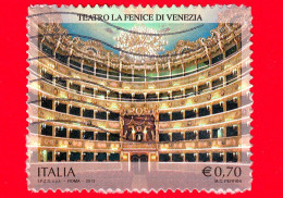 ITALIA - Usato - 2013 - 10 Anni Della Della Riapertura Del Teatro La Fenice Di Venezia  - Palchi Del Teatro - 0,70 - 2011-20: Usati