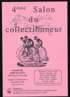 CPM 10.5 X 15 Isère SEYSSINS 4ème Salon Du Collectionneur 2/3-11-1996 Carte Annonce Rose Grand-bi - Autres & Non Classés