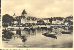 11644465 Ouchy Chateau Vu Du Lac Leman Bateaux Ouchy - Altri & Non Classificati