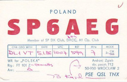 AK 210678 QSL - Poland - Wroclaw - Radio-amateur