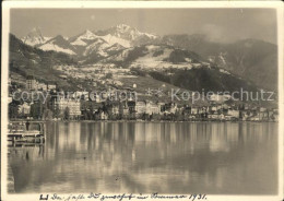 11644451 Montreux VD Bord Du Lac Leman Et Les Alpes Montreux - Altri & Non Classificati