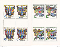 TCHECOSLOVAQUIE 1974 UNESCO Yvert 2040-2044 5 FEUILLETS, Michel 2195-2199 KB NEUF** MNH - Neufs