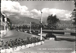 11644412 Vevey VD Nouveau Quai Et Rochers De Naye Vevey - Sonstige & Ohne Zuordnung