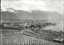 11644409 Vevey VD Vu De Chardonne Lac Leman Et Les Alpes Vevey - Altri & Non Classificati