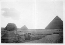 Photographie Photo Vintage Snapshot Afrique Egypte Pyramide Sphynx - Africa