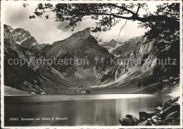 11644380 Seealpsee Mit Saentis Und Altmann Bergsee Appenzeller Alpen Seealpsee - Autres & Non Classés