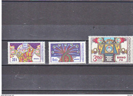 TCHECOSLOVAQUIE 1974 EXPOSITION PHILATELIQUE BRNO Yvert 2035 + 2054-2055, Michel 2184 + 2209-2210 NEUF** MNH - Nuevos