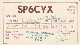 AK 210682 QSL - Poland - Opole - Radio Amateur