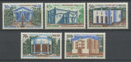 Niger 1970 N° 227/231 ** Neufs MNH Superbes C 6 € Musée National Pavillons Classique Audio-visuel De Musique De L'artisa - Níger (1960-...)