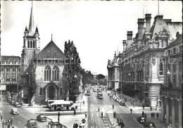 11644330 Lausanne VD Eglise St. Francois Et La Poste Tram Lausanne - Autres & Non Classés