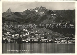 11644320 Montreux VD Vue Du Lac Leman Rochers De Naye Montreux - Sonstige & Ohne Zuordnung