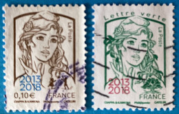 France 2018 : Salon Philatélique Paris-Philex. Marianne De La Jeunesse N° 5234 à 5235 Oblitéré - Used Stamps