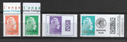 France 2024 - Yv N° 5759 - 5760 - 5761 - 5762 ** Marianne L'Engagée De Yseult Surchargée - Unused Stamps