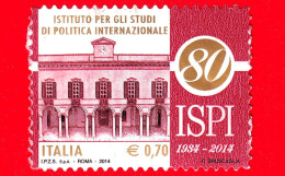 ITALIA - Usato - 2014 - ISPI - Palazzo Clerici, A Milano - Logo - Istituto Studi Politica Internazionale - 0,70 - 2011-20: Usati