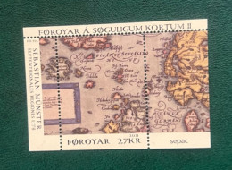 Faroe Islands 2021 - SEPAC Issue - Historical Maps. - Isole Faroer