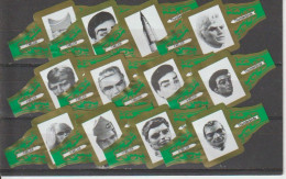 Reeks  2255   Thunderbirds 1-12    ,12  Stuks Compleet   , Sigarenbanden Vitolas , Etiquette - Sigarenbandjes