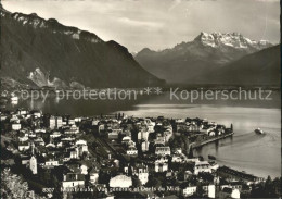 11644307 Montreux VD Vue Generale Lac Leman Et Dents Du Midi Montreux - Andere & Zonder Classificatie