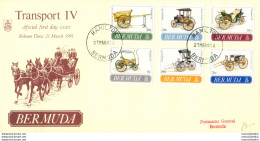 Trasporti 1991. FDC. - Bermudas