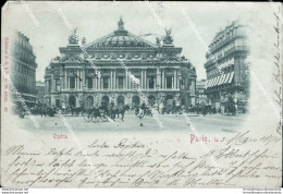 Bd86 Cartolina Paris Opera 1909 - Otros & Sin Clasificación