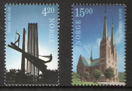 Norway Norge 2000 1000 Years City Skien Mi 1359-1360 MNH(**) - Nuovi