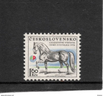 TCHECOSLOVAQUIE 1976 CHEVAL Yvert 2174, Michel 2338 NEUF** MNH - Nuevos