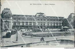 B735 Cartolina Toulouse Gare Matabiau Francia France - Other & Unclassified