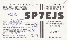 AK 210692 QSL - Poland - Skierniewice - Radio-amateur