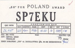 AK 210693 QSL - Poland - Skierniewice - Radio-amateur