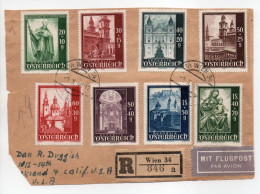 - AUTRICHE N° 755/62 Oblitérés (sur Support Papier) - Série Complète Cathédrale De Salzbourg 1948 - Cote 25,00 € - - Used Stamps