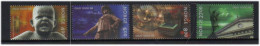 Norway Norge 2000  Oslo Town 1000 Year, Sinnataggen Vigeland, King Christian IV, Clock, Mi 1342-1345 MNH(**) - Nuevos