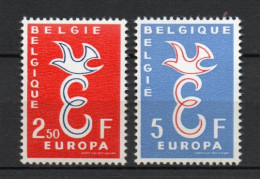 - BELGIQUE N° 1064/65 Neufs ** MNH - 2 F. 50 + 5 F. EUROPA 1958 - Cote 10,00 € - - Nuevos