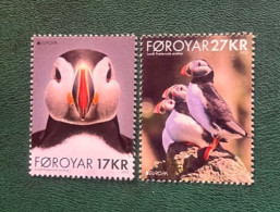 Faroe Islands 2021 - Europa Stamps - Endangered National Wildlife. - Isole Faroer