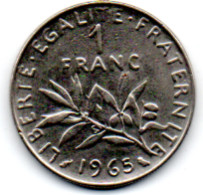 1 Franc 1965 Semeuse - 1 Franc