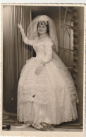 JEWISH JUDAICA TURQUIE CONSTANTINOPLE FAMILY ARCHIVE PHOTO FEMME WOMAN WEDDING 8.5X13.5cm. - Personnes Anonymes