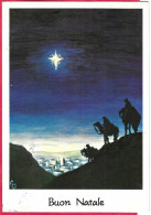 BUON NATALE -  RE MAGI - VIAGGIATA 1974 DA SEANO (FI) - TIMBRO SCONOSCIUTO AL PORTALETTERE - Autres & Non Classés