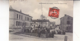 ECHOURGNAC   PLACE DE LA GENDARMERIE - Autres & Non Classés