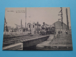 Malines - Le Pont De Fer - De Ijzere Brug ( Edit.: Phob ) Anno 19?? ( Zie/voir Foto 's ) Locomotief ! - Mechelen