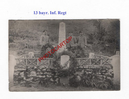 CP NON SITUEE-Cimetiere-13 Bayr. Inf. Regt.-CARTE PHOTO Allemande-GUERRE 14-18-1 WK-MILITARIA- - Soldatenfriedhöfen