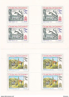 TCHECOSLOVAQUIE 1978 BRATISLAVA 2 FEUILLETS Yvert 2275-2276, Michel 2440-2441 KB NEUF** MNH Cote 30 Euros - Ungebraucht