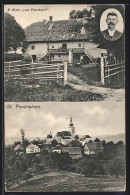 AK Gratwein-Strassengel, St. Pankrazen, Gasthof Zum Pleschwirt, Portrai Des Wirtes B. Gratz  - Autres & Non Classés