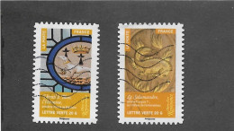 FRANCE 2014 - Adhésif  N°YT 1017.1021 - Used Stamps