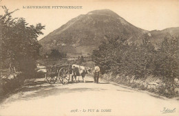 CPA France Puy-de-Dôme Ox Cart - Auvergne Types D'Auvergne