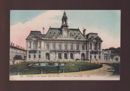 CPA - 37 - Tours - Le Nouvel Hôtel De Ville - Colorisée - Non Circulée - Tours