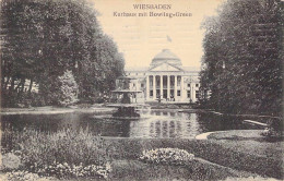 Wiesbaden - Kurhaus Mit Bowling-Green Gel.1905 - Wiesbaden