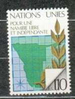 ONU GENEVE MNH ** 85 Pour Une Namibie Libre Et Indépendante - Ongebruikt