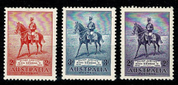 Ref 1649 - Austrailia KGV 1935 Silver Wedding - MNH Set Of Stamps SG 156-158 - Nuevos