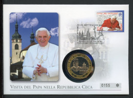 Vatikan Numisbrief 2008 Papst Benedikt XVI In Der Tschechischen Republik (Num313 - Zonder Classificatie