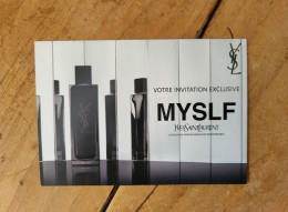 Carte YSL Myslf - Modern (from 1961)