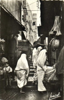 ALGER  Une Rue De La Casbah Animée RV - Algerien